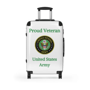 Proud Veteran - U.S. Army - Suitcases