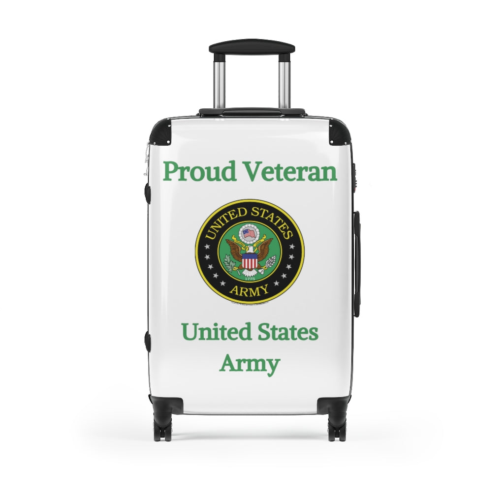 Proud Veteran - U.S. Army - Suitcases