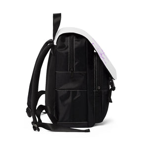 Reject Hate. Purple.  Unisex Casual Shoulder Backpack