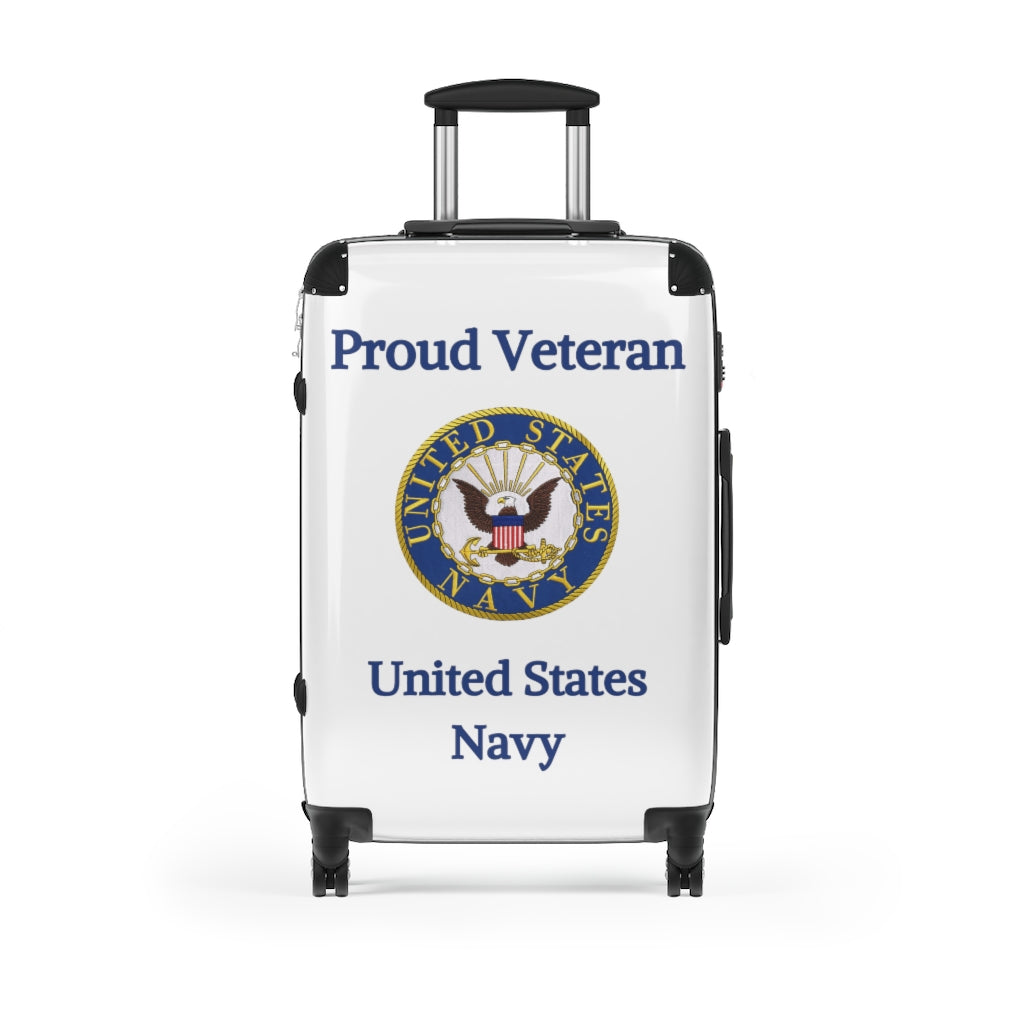 Proud Veteran - U.S. Navy - Suitcases