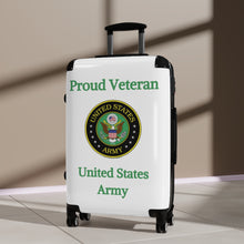 Load image into Gallery viewer, Proud Veteran - U.S. Army - Suitcases
