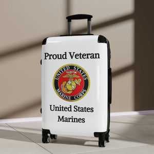 Proud Veteran - U.S. Marines - Suitcases